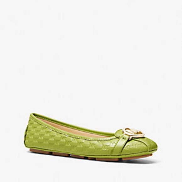 Michael Kors Fulton Logo Embossed Moccasin Shoes - Picture 1 of 1
